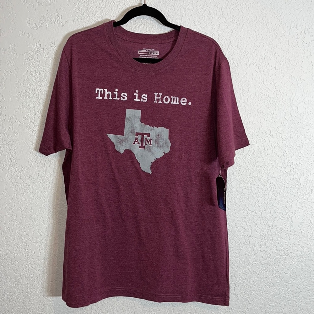 NWT Texas A&M -Colosseum graphic short sleeve tee in maroon College Footballball